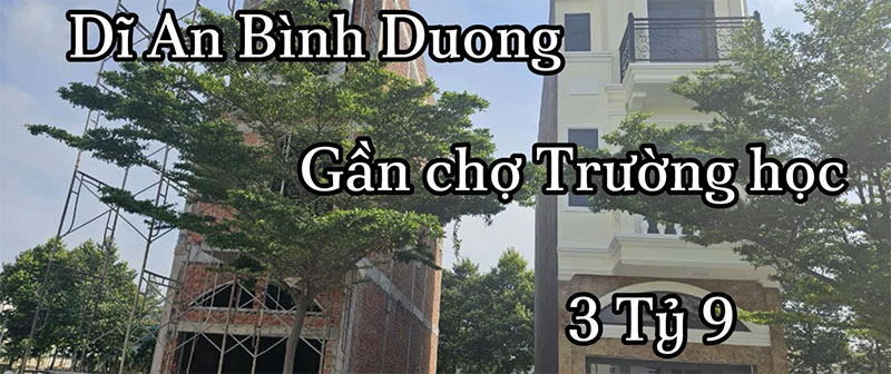 Bán Nhà Thổ Cư 100% Tại Phường Tân Đông Hiệp, Tp Dĩ An, Bình Dương – Giá 3 Tỷ 900