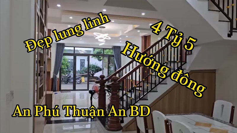 Bán Nhà P. An Phú, Thuận An, Bình Dương – Tặng Full Nội Thất, Giá 4 Tỷ 500 Triệu