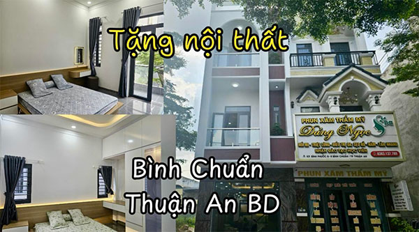 Bán Nhà ở Phường Bình Chuẩn, Tp Thuận An, Bình Dương – Giá 3 Tỷ 750, Tặng Nội Thất, Thổ Cư 100%