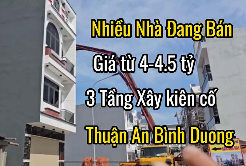 Bán Nhà Sát Đường DT743 An Phú, Thuận An, Bình Dương – Nhà Đẹp, Kiên Cố, Giá Từ 4 Tỷ