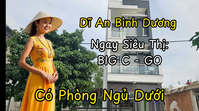 Bán Nhà Giá Rẻ Tại Thành Phố Dĩ An Gần Siêu Thị Go! – Cơ Hội Sở Hữu Bất Động Sản