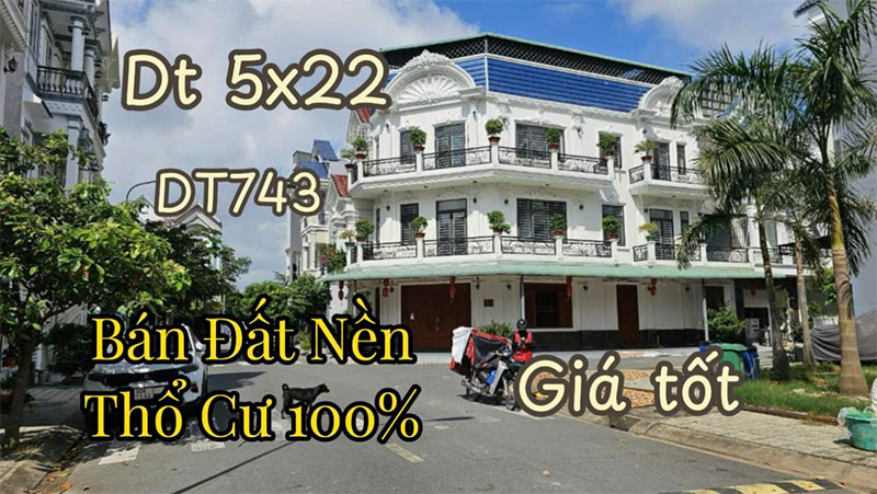 Bán Đất Nền 5x22m Giá Tốt Tại Thuận An, Bình Dương – SHR, Gần DT743