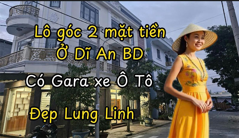 Căn Nhà Lô Góc 2 Mặt Tiền Tuyệt Vời Tại Tân Đông Hiệp, Dĩ An, Bình Dương